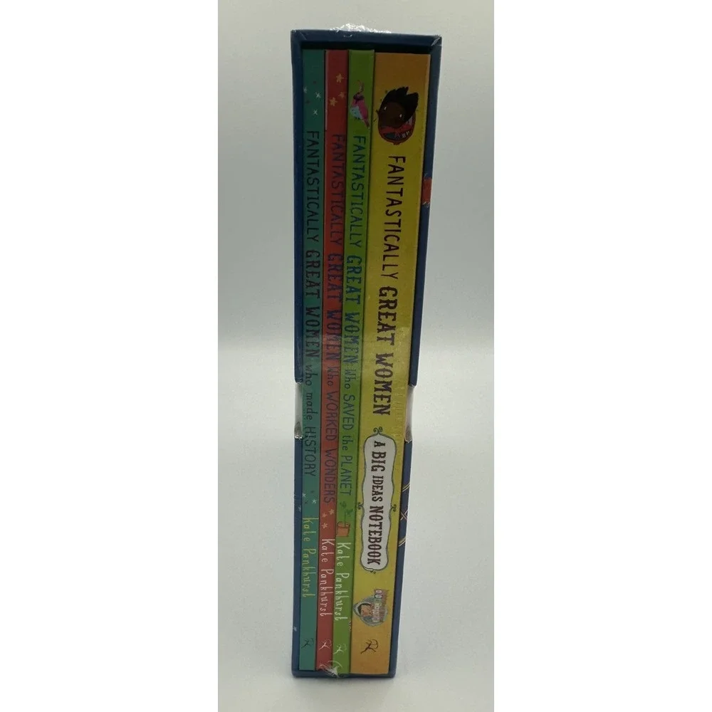 Fantastically Great Women NEW 3 Books and a Journal by Kate Pankhurst Boxed Set